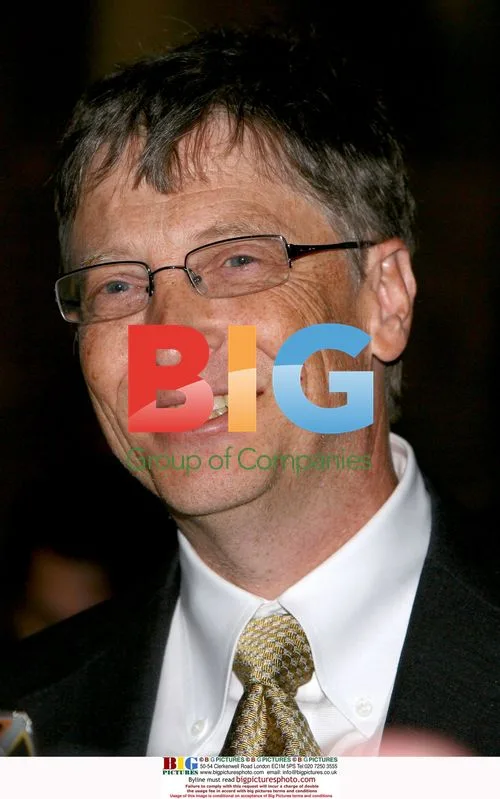 Bill Gates Leaves Elysee Palace in Paris