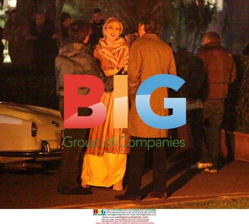 Nicole Kidman on set of "Nine" in Rome