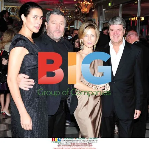 Philippe Starck, Jasmine Starck and Yves Carcelle at Fashion Dinner for Aids