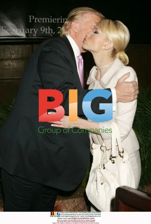 Trump and Tara Conner at press conference