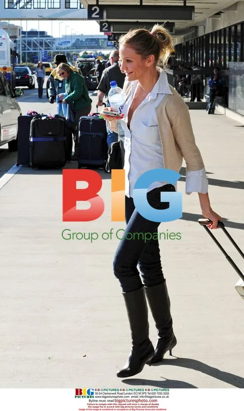 Cameron Diaz at LAX Airport