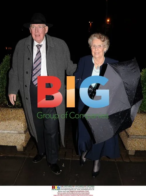 Dr. Ian Paisley and wife Eileen at The Late Late Show