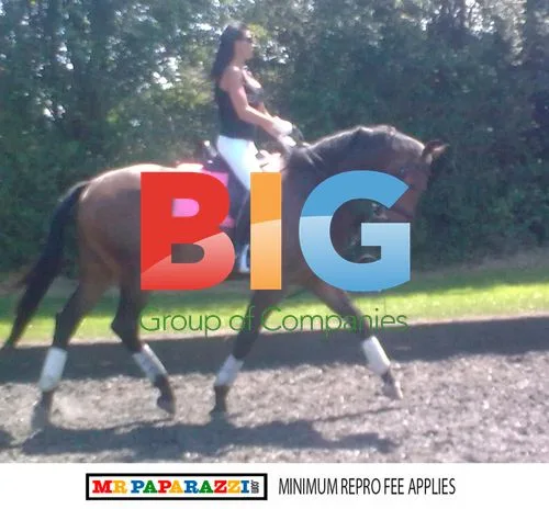 Katie Price on Dressage Horse