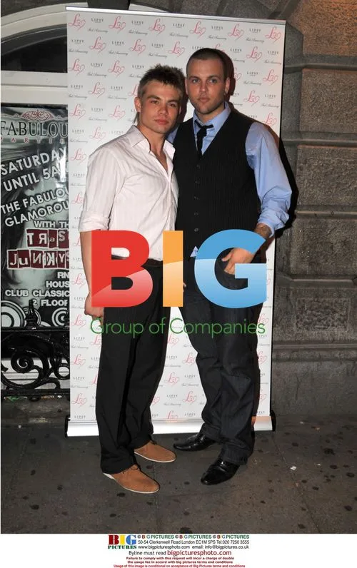 Jaiden Michael with David Bennett at Lipsy Aftershow