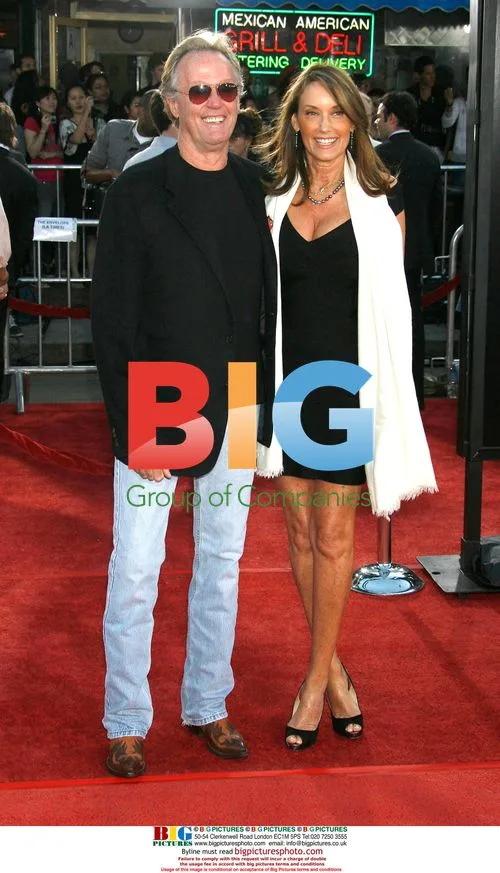 Peter Fonda and Parky DeVogelaere at "Public Enemies" Premiere