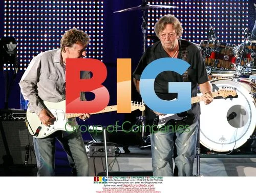 Eric Clapton and Steve Winwood perform at Hollywood Bowl