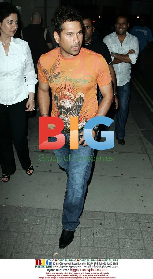 Sachin Tendulkar at Leni's Model Management Party