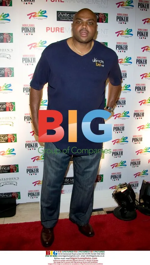 Charles Barkley at 2009 Ante Up For Africa poker event