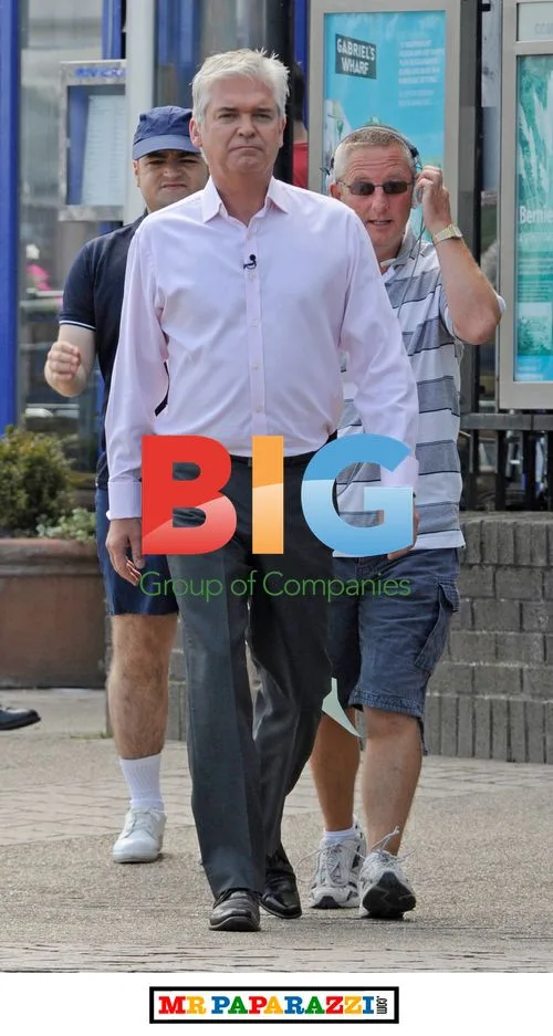 Fern Britton and Philip Schofield at ITV Studios