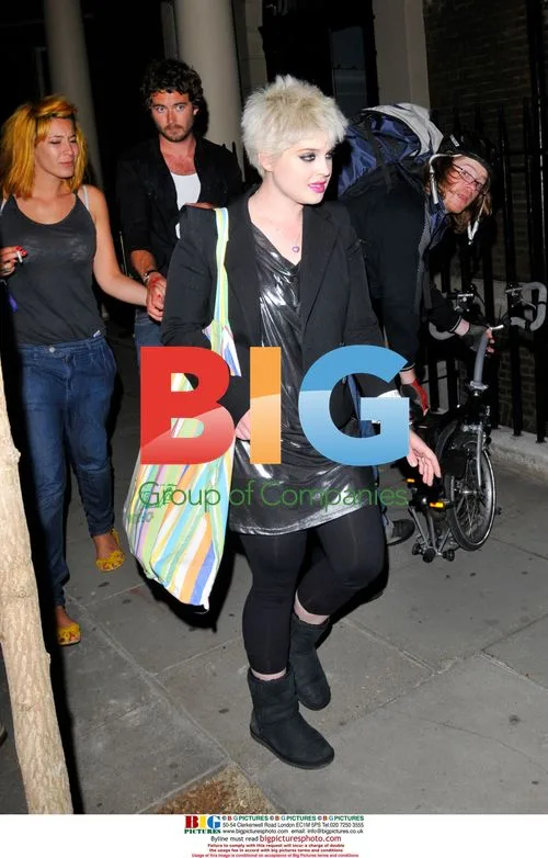 Kelly Osborne Leaving Bungalow 8