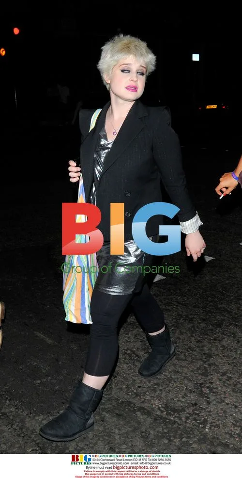 Kelly Osborne leaving Bungalow 8 in London