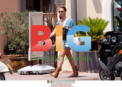 Wesley Brown's fiance Leanne Wassell shopping in St. Tropez