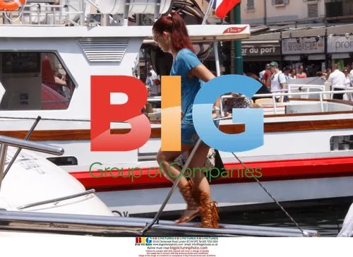 Wesley Brown's fiance Leanne Wassell shopping in St. Tropez