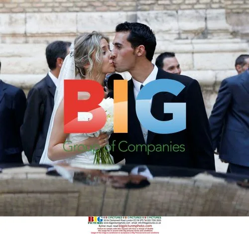 Alvaro Arbeloa gets married in Zaragoza, Spain