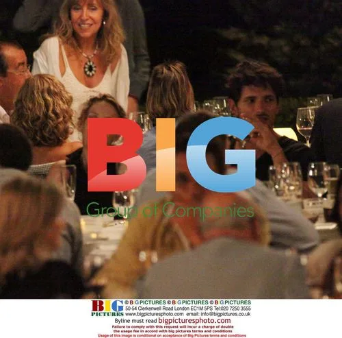 Kylie Minogue and Andres Velencoso have dinner in Spain