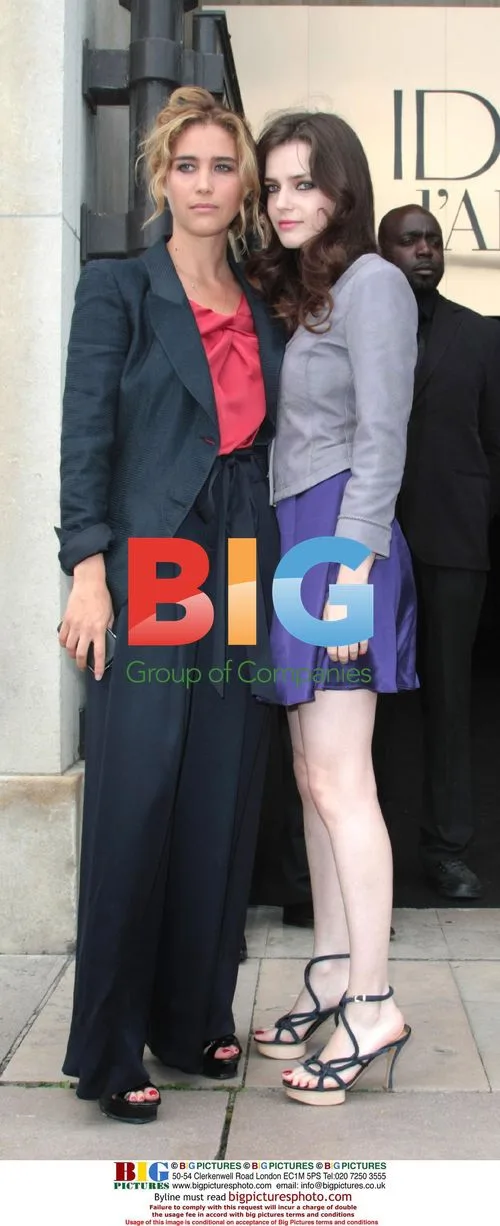 Vahina Giocante and Roxane Mesquida at Armani Prive Show