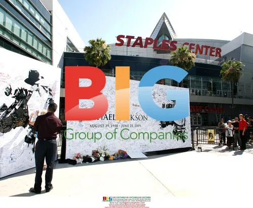 Michael Jackson fans gather at Staples Center