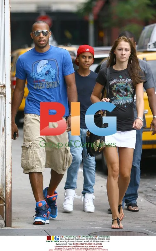 Thierry Henry strolling in NYC