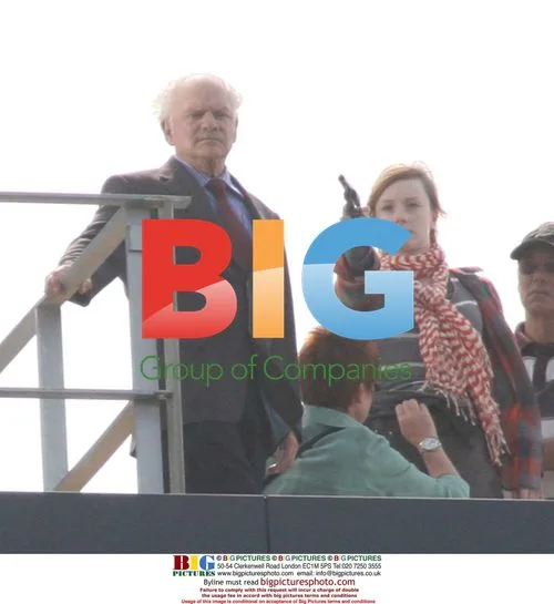 David Jason on set of 'Touch of Frost'