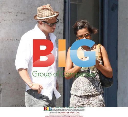 Justin Chambers and wife in Rome