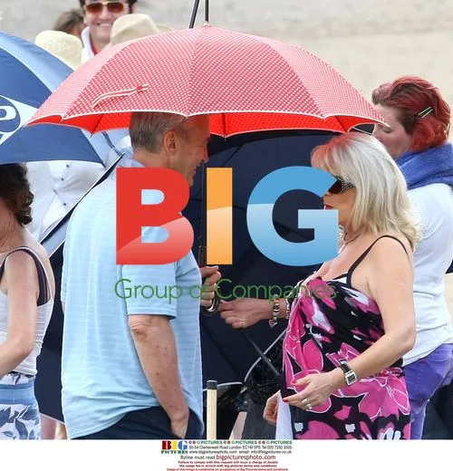 Gavin and Stacey filming on beach