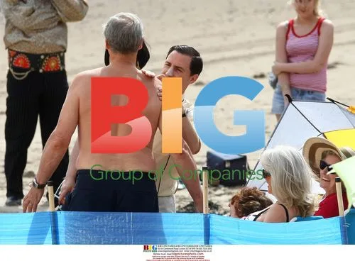 Gavin and Stacey cast on beach