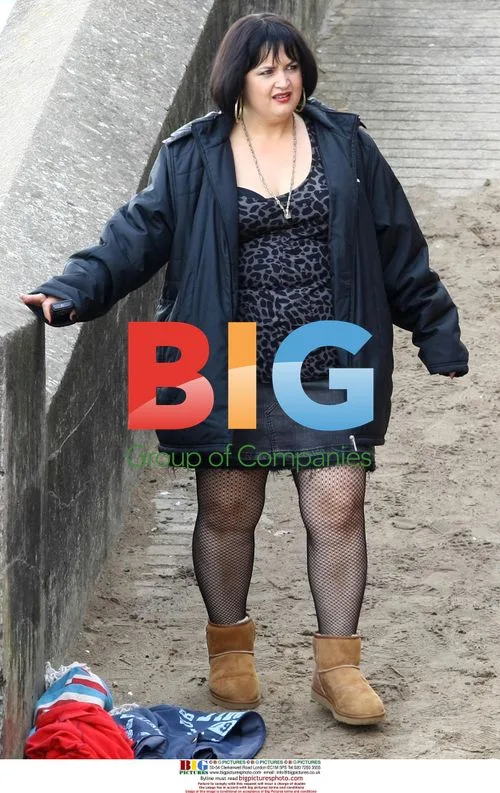 Gavin and Stacey cast filming on beach