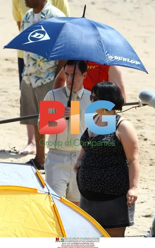 Gavin and Stacey cast filming on beach
