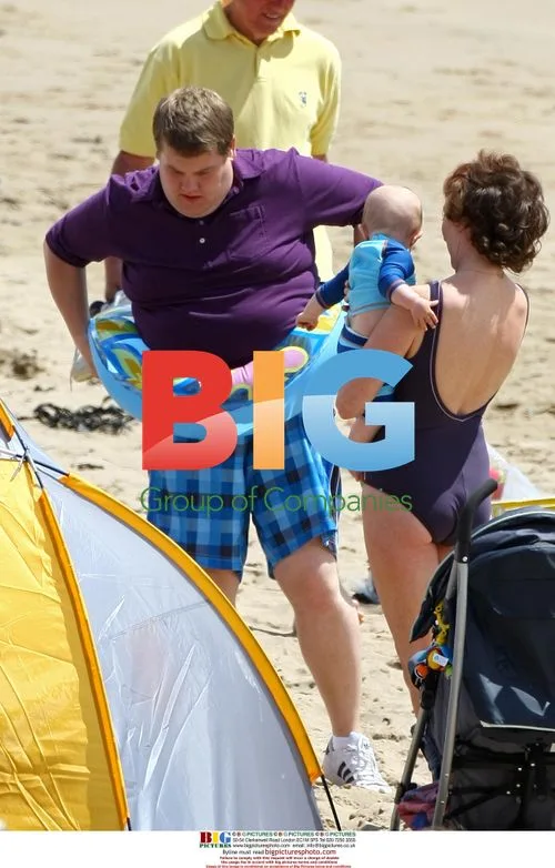 Gavin and Stacey filming on beach