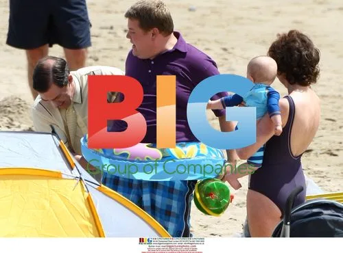 Gavin and Stacey cast filming on beach