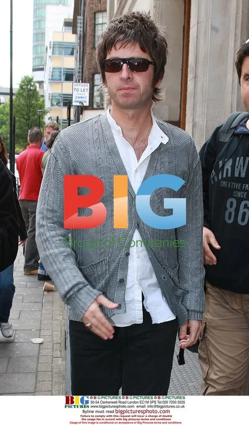 Oasis' Noel Gallagher at Radio One Studios
