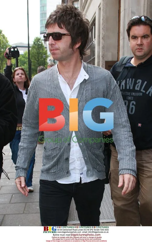 Noel Gallagher arrives at BBC Radio 1 studios