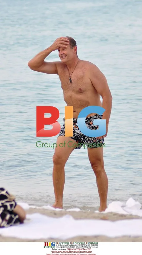 Kelsey Grammer and Family at Miami Beach