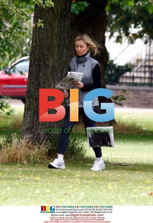 Fiona Phillips Spotted Jogging and Pilates