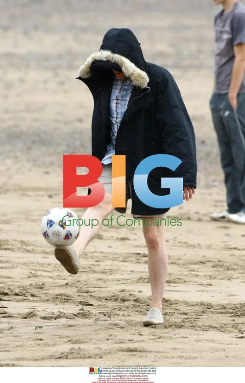 Gavin And Stacey Stars Filming on Beach