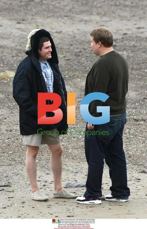 Matthew Horne and James Corden filming Gavin And Stacey