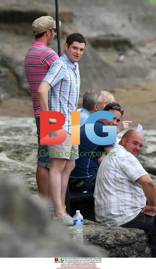 Matthew Horne and James Corden filming Gavin And Stacey