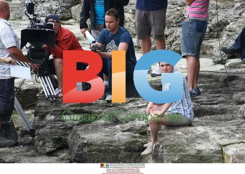 Matthew Horne and James Corden on set of Gavin And Stacey