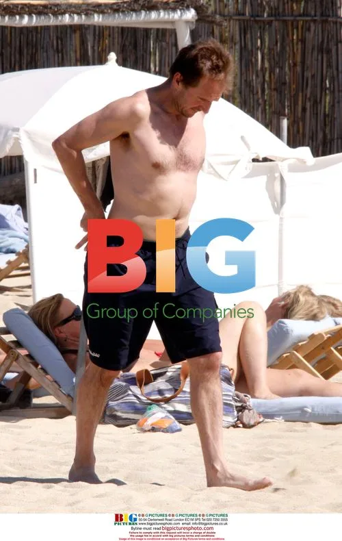 Ralph Fiennes and Liam Neeson in Saint Tropez