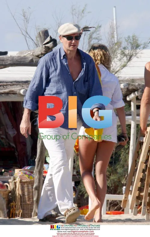 Ralph Fiennes and Liam Neeson in Saint Tropez