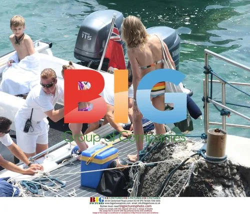 Steffi Graf on Holiday with Kids