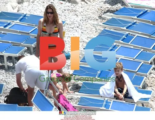 Steffi Graf on Holiday with Kids in Italy