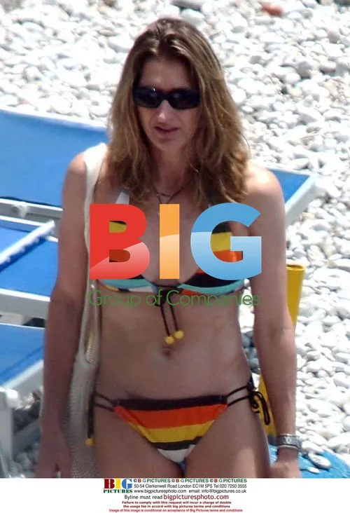 Steffi Graf on Italian beach holiday