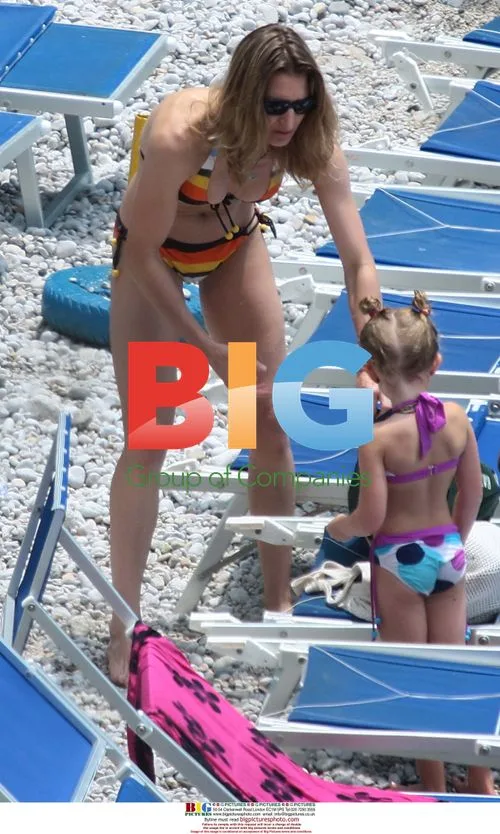 Steffi Graf on Italian Beach