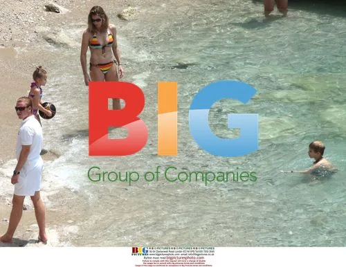 Steffi Graf on Italian Beach Holiday