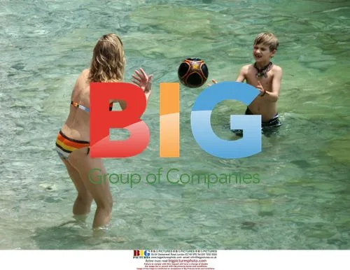 Steffi Graf on holiday with kids in Italy