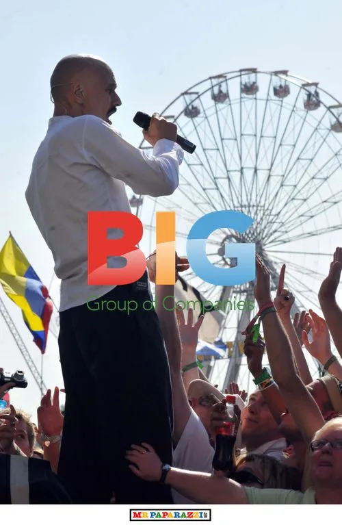 Tim Booth of James Performs at T in the Park