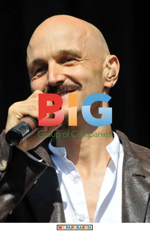 James singer Tim Booth on stage at T in the Park