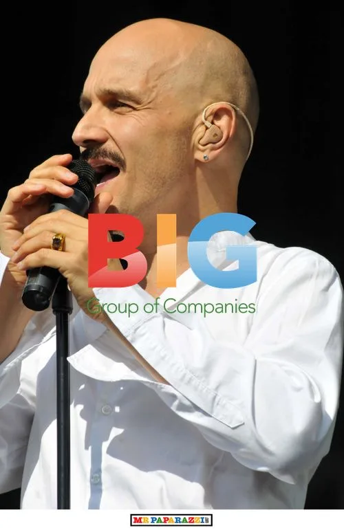 James' singer Tim Booth on stage at T in the Park