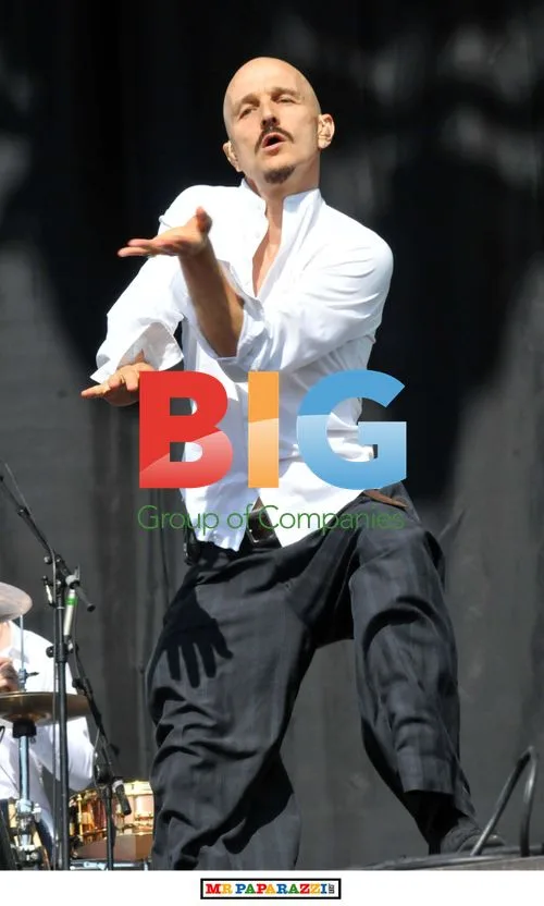 James' singer Tim Booth performing at T in the Park